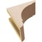 Ekena Millwork 4"W x 8"D x 8"H Classic Olympic Rough Cedar Woodgrain TimberThane Corbel, Primed Tan CORUR04X08X08OLYRCPR - alternate 5